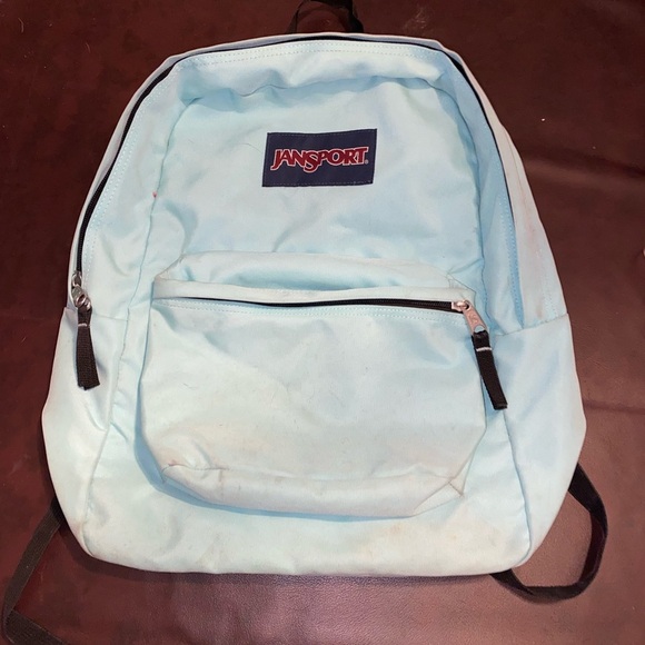 Tiffany blue jansport backpack - Picture 1 of 9